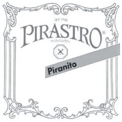 Pirastro Piranito 4/4 Violin String Set - Chromesteel/Steel - Medium Gauge - Ball End E
